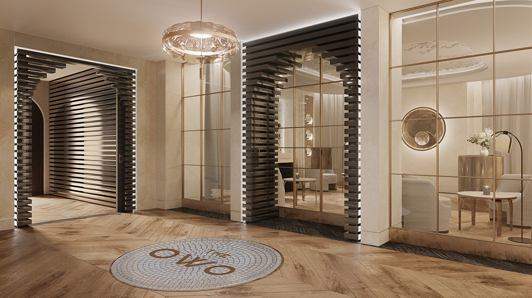 Bienestar — Vestíbulo del spa Guerlain — Raffles London at The OWO
